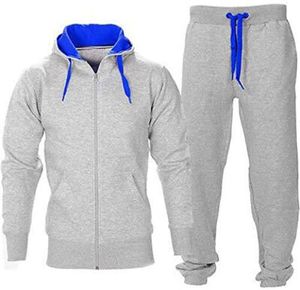 Sudaderas con capucha de lana de algodón de ajuste regular para hombre y pantalón para correr, sudaderas con capucha para hombre y mujer, Sudadera con capucha de lana de Hip Hop sólida a la moda - Product Image 2