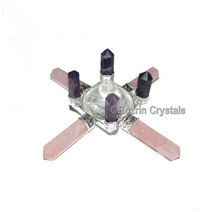 Generador de Energía Feng Shui con Piedras Preciosas Cónicas RAC en Línea para Decoración del Hogar - Product Image 1