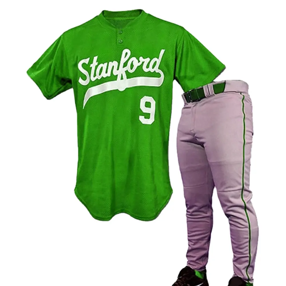 Groothandel Honkbal Uniform 100% Polyester Baseball Jersey
