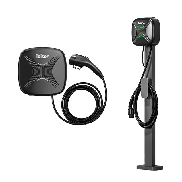Teison APP/WIFI/4G/RFID 11kw Smart Wallbox Ev Charger AC Home  Type 2 Plug Ocpp Charging Station