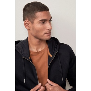 เสื้อฮู้ดพิมพ์ลายสำหรับผู้ชาย,เสื้อสเวตเตอร์คอตตอน100% มีซิปแบบสตรีทสำหรับผู้ชาย - Product Image 4