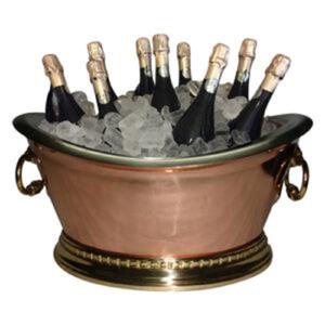 Seau à glace en cuivre Antique, pour boisson, refroidisseur de vin, bac à glace - Product Image 4