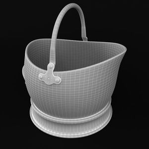 Cubo para cenizas de carbón en metal martillado de cobre dorado con mango de varilla perfecto para quemar madera y usar palas de jardín - Product Image 5