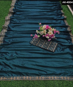 ชุดคอลเลกชั่นผ้าไหมส่าหรีสไตล์อินเดียปักลายเต็มรูปแบบชุดปาร์ตี้งานแต่งกระโปรงวัสดุเสื้อออกงานกลางคืน - Product Image 6