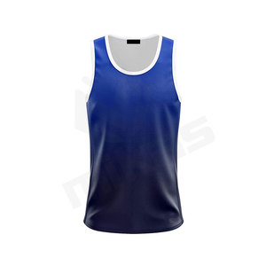 Custom Logo Sports Gym <b>Singlets</b> <b>Mens</b> Tank Tops Plus Size Cotton Stringer Bodybuilding and Fitness - Product Image 5