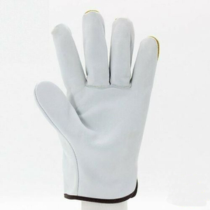Gants de travail en cuir de vache fendu, pour le soudage, gantelets de support lourds avec impression personnalisée et design sur la vente en gros - Product Image 2