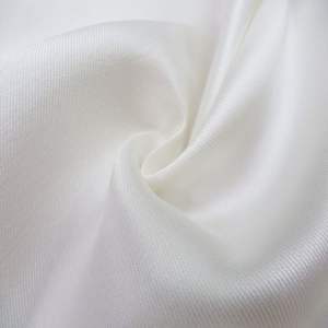 100% Polyester cristal mariée sergé tissu léger uni teint motif pour filles costume de mariage jupes robes Costumes - Product Image 6