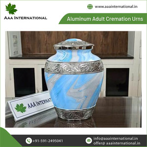 Urnes funéraires pour adultes de style américain en aluminium de qualité supérieure à prix de gros - Product Image 4