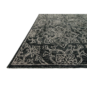 Grand tapis en laine de charbon de bois de style luxe moderne tufté à la main FI 04 Collection en filigrane Peluche de qualité supérieure pour la cuisine à domicile - Product Image 2