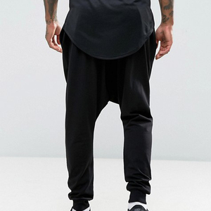 Venta al por mayor Gimnasio Joggers Ropa deportiva personalizada Joggers Drop Crotch Hombres Joggers Loose fit hombres ropa casual de alta calidad - Product Image 3