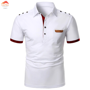 2025 coton personnalisé pour hommes pour polos t-shirts compressé et grande taille avec tissu tricoté avec logo personnalisé - Product Image 2
