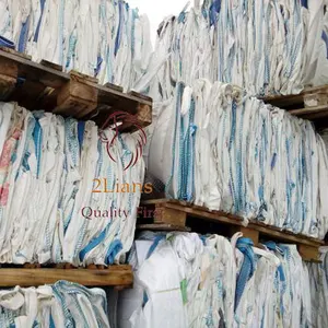 Bolsas de poliestireno de grado Jumbo PP, desechos de desechos, plástico reciclado, tejido de PP