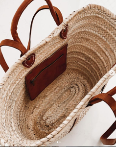 Panier marocain en paille personnalisé de qualité supérieure - Product Image 1