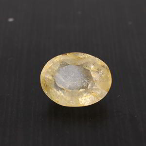 พลอยสีเหลืองธรรมชาติ 14x11 มม. ทรงรีเจียระไน คุณภาพ AA น้ำหนัก 9 กะรัต - Product Image 2