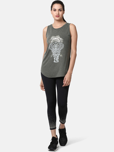 OEM Stretchable Custom logo Women tank <b>tops</b> stringer Trendy Sexy Workout Summer Plain Polyester - Product Image 4