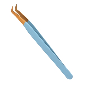 <b>Volume</b> Tweezers, 75 Degree Russian <b>Volume</b> Tweezer 100% Best Quality <b>Volume</b> Tweezers Private Label for <b>Volume</b> Pick Up Hand Tested - Product Image 6