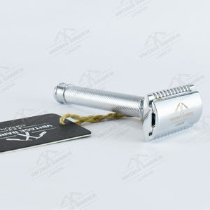 Men's Factory Direct Adjustable Classic Double Edge Safety <b>Razor</b> Set Stainless Steel Blade Material Shaving Equipment - Product Image 5