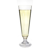 Chope à bière incassable classique de 600 ml (20 oz) en plastique, acrylique, polycarbonate ou Tritan sans BPA pour les fêtes