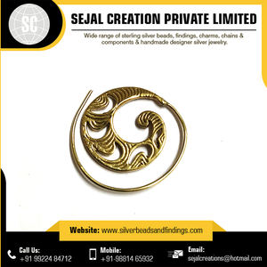 Dernières boucles d'oreilles tribales en argent sterling 925 pour femmes perles naturelles avec motif de fleurs résultats de bijoux pour femmes - Product Image 2