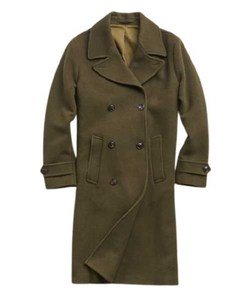 Veste en laine pour hommes, manteaux longs décontractés, tenue de ville, Trench-coat, col rabattu - Product Image 1