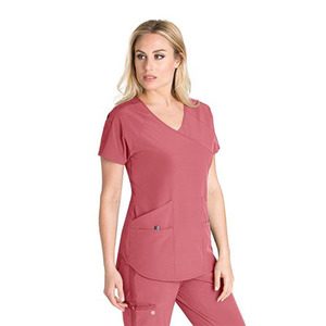 เครื่องแบบพยาบาลแบบลำลองทำจากผ้าเจอร์ซีย์สำหรับทุกเพศ - Product Image 5