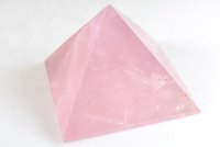 Natürlicher Rosenquarz-Edelstein Geschnitzte Pyramide Großhandel Beste Qualität Heilende Heimdekoration Anpassbare Größe