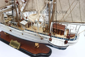 CHRISTIAN RADICH WOODEN SHIP MODEL _ HISTORIC MODEL SHIP_ HANDICRAFT ASSEMBLED MODEL SHIP for <b>SALE</b> - Product Image 3