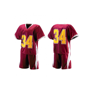 Tamaño personalizado Impreso Hombres Lacrosse Uniforme Equipo Entrenamiento Ropa deportiva 100% Poliéster Antibacteriano Secado rápido Adultos - Product Image 2