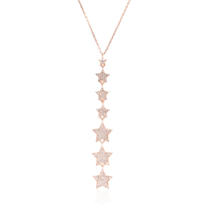 Minimalist <b>Star</b> Charm Dainty Long Style Turkish Wholesale Handcrafted <b>Necklace</b> 925 <b>Silver</b> <b>Sterling</b> Jewelry - Product Image 2