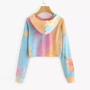 Sweat à capuche pour femme, sweat-shirt design personnalisé de haute qualité, haut court - Product Image 1