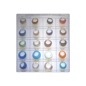 Handmade Wholesale Price Glass Ring For Finger for Jewellery Making kit Art and Crafts low price ready to ship