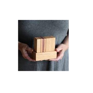 Soporte de posavasos de madera y posavasos personalizado para regalo de boda posavasos de madera para la venta - Product Image 5