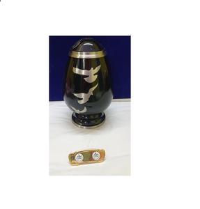 Urne de crémation en laiton ONYX noir pour adulte, pour cendres humaines, fournitures funérailles, cuivworld, inde - Product Image 1