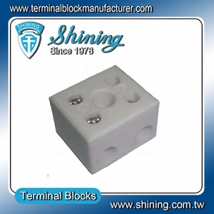 TC-652-A 2-Way ทนความร้อนพอร์ซเลนเชื่อมต่อบล็อก - Product Image 2
