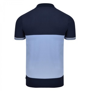 Camiseta de Manga Corta para Hombre, 100% Algodón, Corte Ajustado, Cuello Alto, Color Sólido, Transpirable, Informal, con Logotipo Personalizado, Talla Grande - Product Image 3
