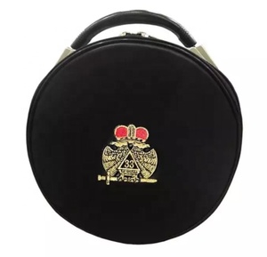 Étui noir pour chapeau/casquette à 33 degrés, coque en forme de requin, Double aigle - Product Image 1