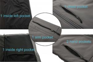 Chaqueta de concha suave personalizada, impermeable, de alta calidad, duradero y duradero, tamaño personalizado, Logo y Color - Product Image 4