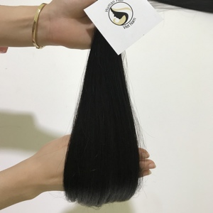 Extensiones de Cabello Humano Liso Sedoso Virgen Remy Vietnamita al por Mayor Grado 10A de Alta Calidad al Mejor Precio con Doble Trama a Máquina - Product Image 4