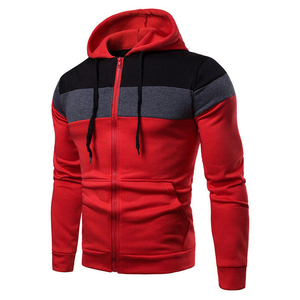 Calidad superior Último diseño Hombres Sudaderas con capucha Nueva llegada Cremallera Hombres Sudaderas con capucha Heavyweight Pullover - Product Image 3