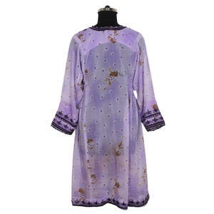 Vintage Real Balochi Tribal étnico hecho a mano Kuchi vestido BDR083 Vintage bohemio de proveedor indio Vintage bordado hecho a mano - Product Image 2