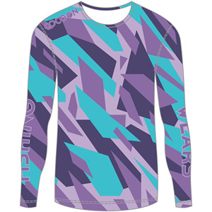 T-shirt à manches longues camouflage personnalisé pour homme, séchage rapide, respirant, jersey de pêche, vêtements de sport de plein air, camouflage athlétique - Product Image 4
