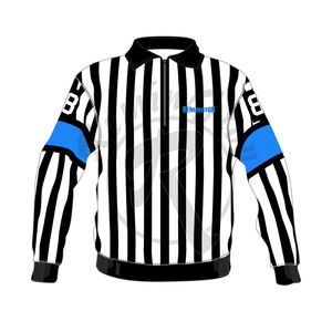 Camiseta de árbitro de hockey sobre hielo, camiseta de árbitro de hockey sobre hielo de talla grande personalizada | Precio de fábrica profesional | Jersey de árbitro - Product Image 1