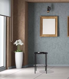 Mesa de centro de comedor redonda de estilo moderno para el hogar, sala de estar, muebles para aperitivos - Product Image 4