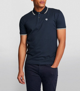 Camisetas personalizadas para hombre, polos de algodón con logotipo bordado de diseño personalizado - Product Image 3