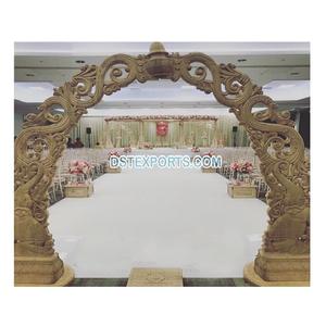 Rustic Wedding Mandap Wooden Gate Decor Indian Wooden Wedding Entrance Gate Gujarati Wedding Wooden Mandap Welcome Gate - Product Image 1