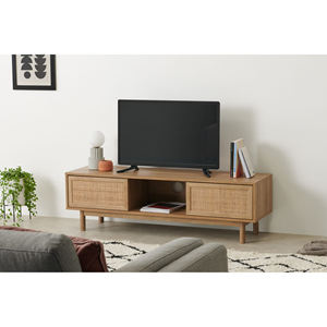 Modern Design Natural <b>Rattan</b> Media <b>Units</b> & <b>TV</b> Stands High Quality Solid Wood Home Furniture From Vietnam for Living Room - Product Image 3