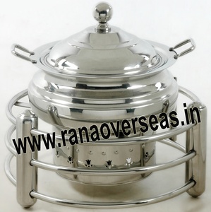 Chafing Dish <b>Buffet</b> Set ROund Stainless Steel Chafer for Catering Upgraded Chafers and <b>Buffet</b> Warmer Set - Product Image 2