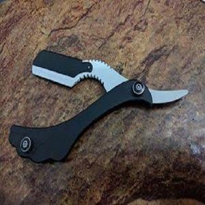 Maquinilla de afeitar recta de acero inoxidable para hombre, venta al por mayor - Product Image 3