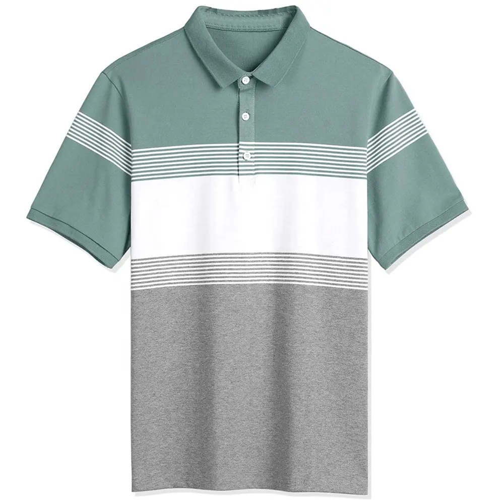 남성용 폴로 셔츠 3 버튼 퀵 드라이 성능 반소매 전술 셔츠 피케 코튼 저지 골프 셔츠