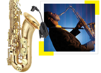 Microphone à Saxophone professionnel sans fil, instrument de microphone